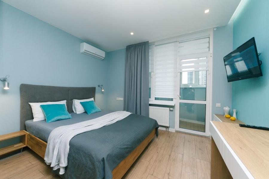 Happy Apartment, Warmth, Comfort, Turquoise Kijów Zewnętrze zdjęcie